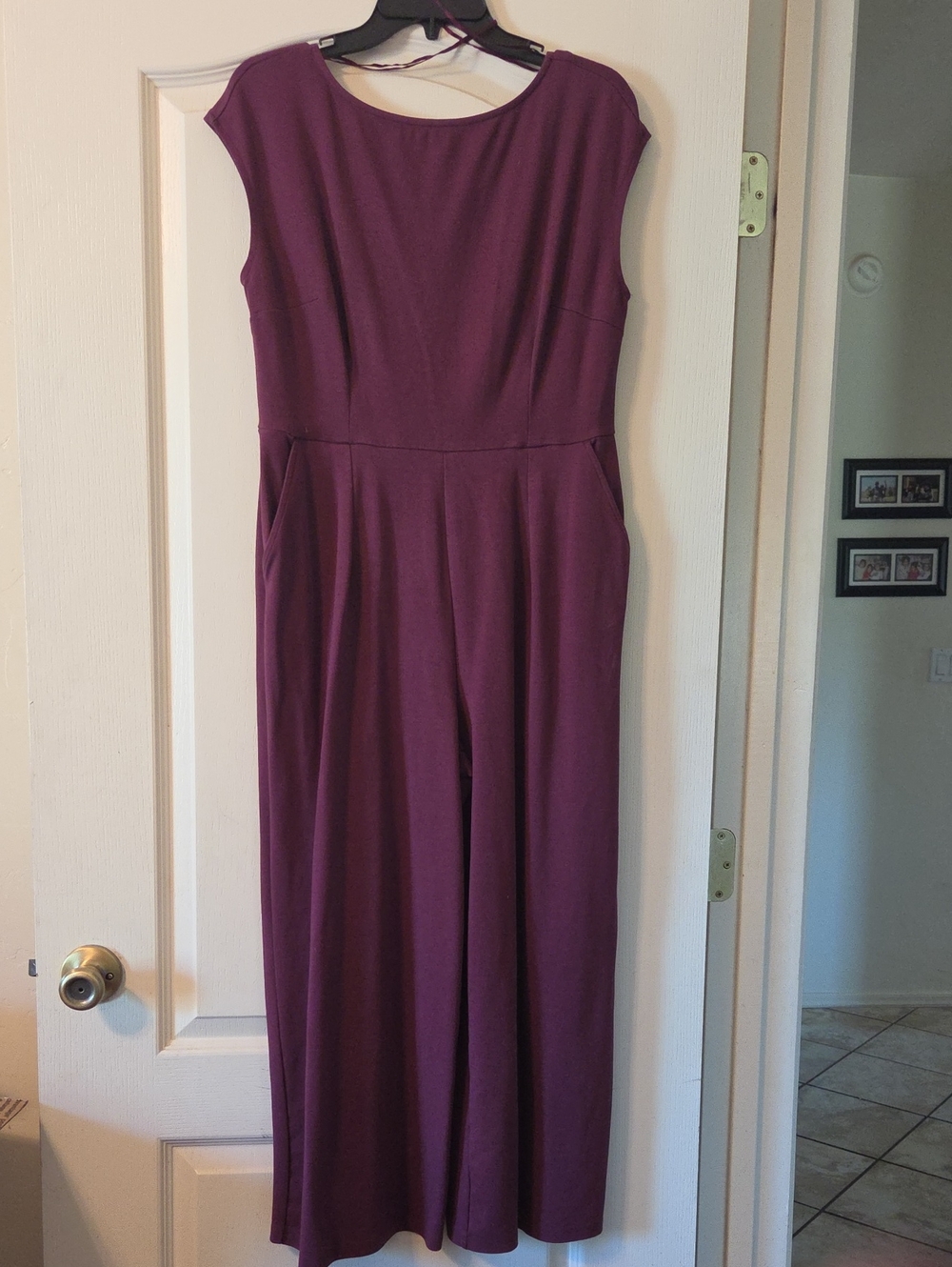 Old Navy Plum Sleeveless Maxi Dress